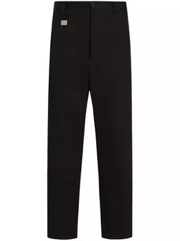 Dolce & Gabbana брюки с логотипом, черный