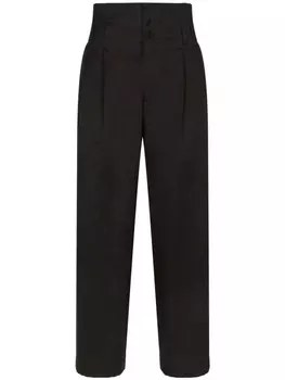 Dolce & Gabbana брюки с завышенной талией, черный