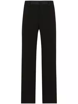Dolce & Gabbana брюки широкого кроя, черный