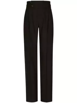 Dolce & Gabbana брюки строгого кроя, черный