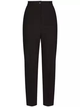 Dolce & Gabbana брюки строгого кроя, черный