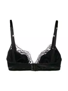 Dolce & Gabbana бюстгальтер с кружевом, черный