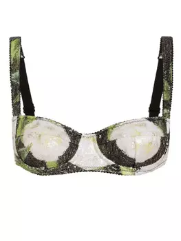 Dolce & Gabbana бюстгальтер с пайетками, черный