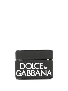 Dolce & Gabbana чехол для AirPods Pro с логотипом, черный