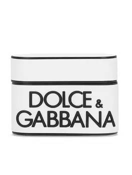 Dolce & Gabbana чехол для AirPods Pro с логотипом, белый