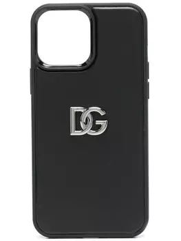 Dolce & Gabbana чехол для iPhone 13 Pro Max с логотипом, черный