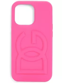 Dolce & Gabbana чехол для iPhone Pro с логотипом, розовый