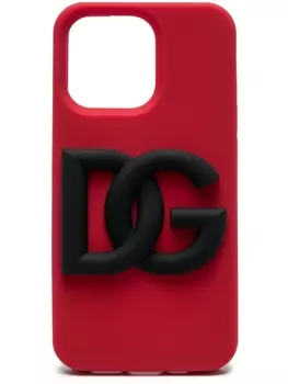 Dolce & Gabbana чехол для телефона с нашивкой-логотипом, красный