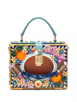Dolce & Gabbana декорированная сумка-тоут, синий
