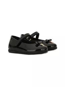 Dolce & Gabbana декорированные балетки, черный