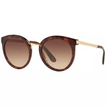 Dolce & Gabbana DG4268 Круглые солнцезащитные очки, черепаховый