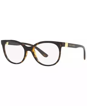 Dolce & Gabbana DG5084 Женские очки кошачий глаз Dolce&Gabbana, коричневый