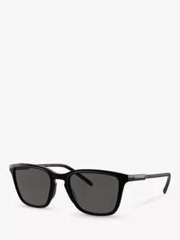 Dolce & Gabbana DG6145 Мужские квадратные солнцезащитные очки, черные/темно-серые