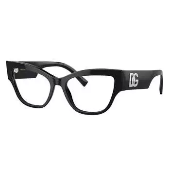 Dolce & Gabbana DG 3378 501 53 мм женские очки кошачий глаз 53 мм, черный