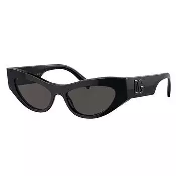 Dolce & Gabbana DG 4450 501/87 52 мм женские солнцезащитные очки кошачий глаз, черный