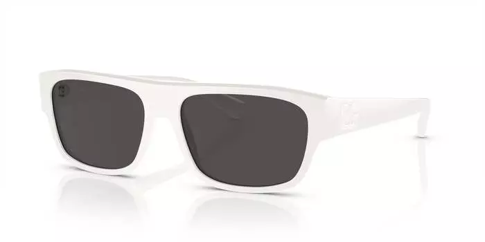 Dolce & Gabbana DG 4455 331287 57 мм мужские солнцезащитные очки-пилот, белый