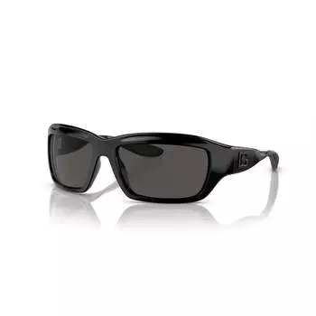 Dolce & Gabbana DG 6191 501/87 59 мм унисекс прямоугольные солнцезащитные очки, черный