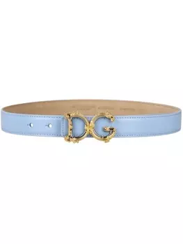 Dolce & Gabbana dG Барочный пояс, синий