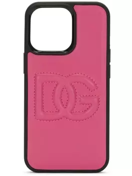 Dolce & Gabbana DG-logo iPhone 12 Pro case, розовый