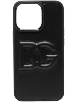 Dolce & Gabbana DG-logo iPhone 13 Pro case, черный