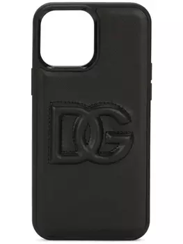 Dolce & Gabbana DG-logo iPhone 13 Pro Max case, черный