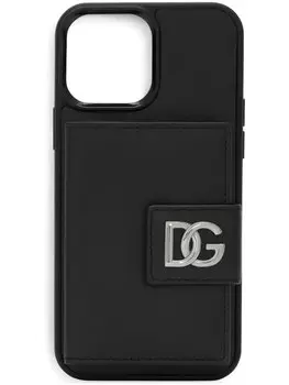 Dolce & Gabbana DG-logo iPhone 13 Pro Max case, черный