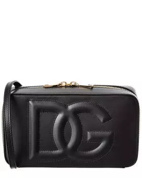 Dolce & Gabbana DG Маленькая кожаная сумка для фотокамеры, черный