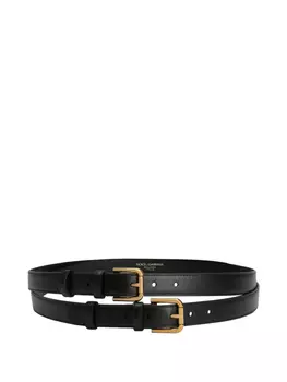 Dolce & Gabbana двойной ремень, черный