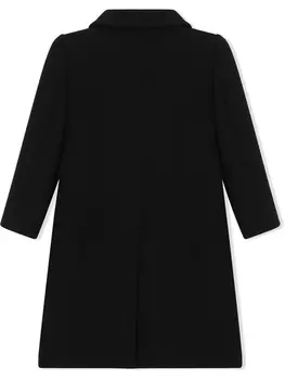 Dolce & Gabbana двубортное пальто, черный