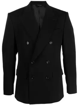 Dolce & Gabbana двубортный пиджак, черный