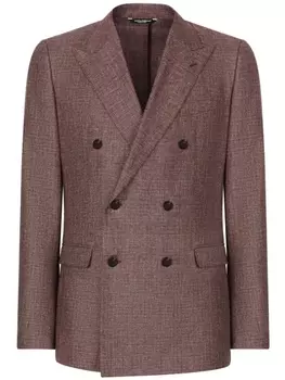 Dolce & Gabbana двубортный пиджак Taormina, красный