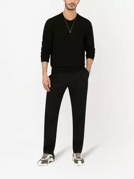Dolce & Gabbana джемпер с круглым вырезом, черный