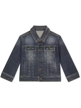 Dolce & Gabbana джинсовая куртка на пуговицах, синий
