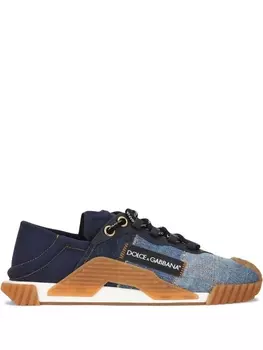 Dolce & Gabbana джинсовые кроссовки Ns1, синий