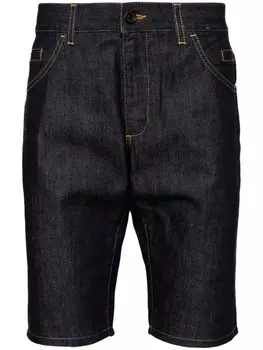 Dolce & Gabbana джинсовые шорты с контрастной строчкой, синий
