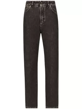 Dolce & Gabbana джинсы прямого кроя, черный