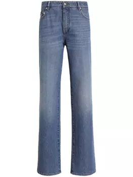 Dolce & Gabbana джинсы с эффектом потертости, синий