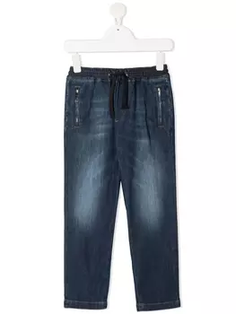 Dolce & Gabbana джинсы с кулиской, синий