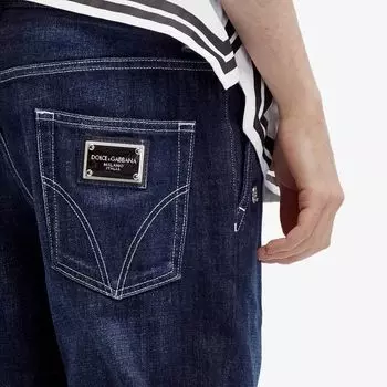 Dolce & Gabbana Джинсы с пластинами, синий