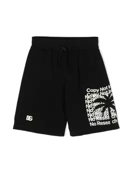 Dolce & Gabbana джогеры с логотипом, черный