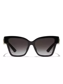 Dolce & Gabbana Eyewear Драгоценные солнцезащитные очки, черный