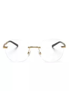 Dolce & Gabbana Eyewear очки 1352 в квадратной оправе, коричневый
