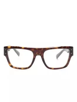Dolce & Gabbana Eyewear очки DG3384 в прямоугольной оправе, коричневый