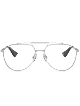 Dolce & Gabbana Eyewear очки-пилоты, серебряный