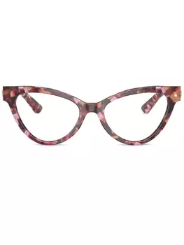 Dolce & Gabbana Eyewear очки с логотипом, розовый