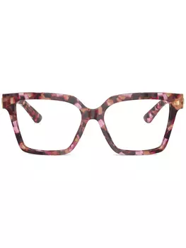 Dolce & Gabbana Eyewear очки с логотипом, розовый
