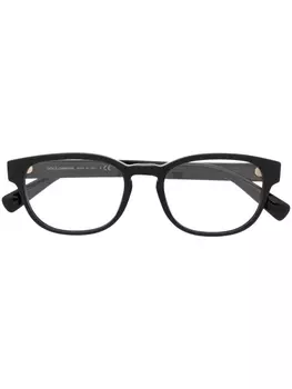 Dolce & Gabbana Eyewear очки в круглой оправе, черный