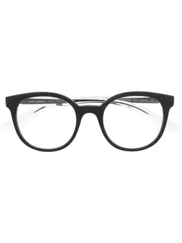 Dolce & Gabbana Eyewear очки в круглой оправе, белый