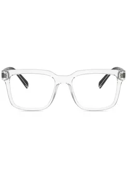 Dolce & Gabbana Eyewear очки в квадратной оправе с логотипом, белый