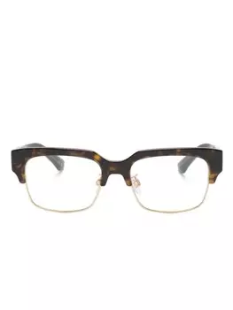 Dolce & Gabbana Eyewear очки в квадратной оправе черепаховой расцветки, коричневый